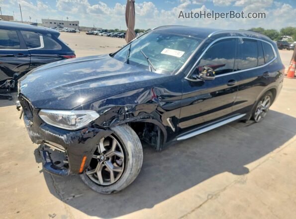 5UXTY3C01M9H69774 2021 BMW X3 Black Rear left