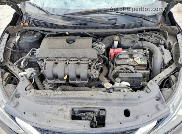 3N1AB7AP0HY377080 2017 NISSAN SENTRA Black Շարժիչի բաժամունքի տեսք