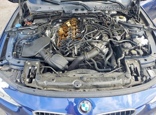 WBA8D9C58JEM32467 2018 BMW 3 SERIES Синий Вид подкапотного пространства