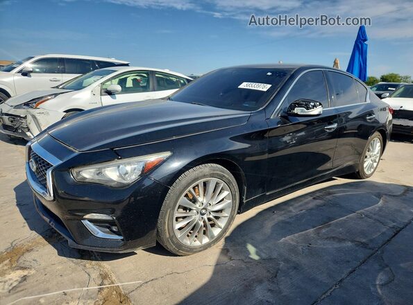 JN1EV7AP8KM517654 2019 INFINITI Q50 Black Rear left