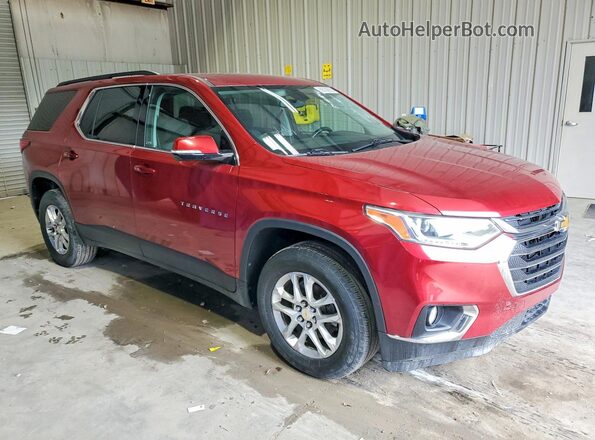 1GNERGKWXKJ314376 2019 CHEVROLET TRAVERSE Maroon Vista frontal