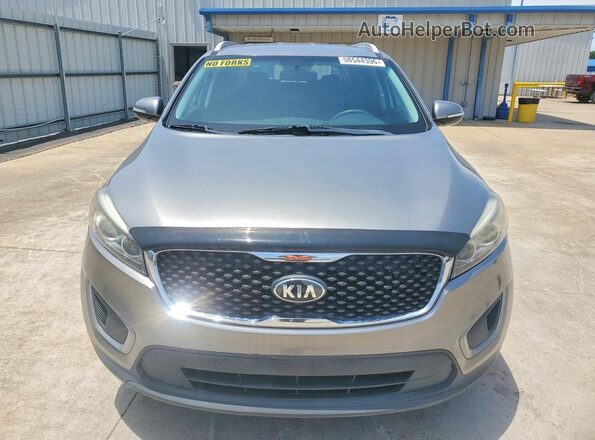 5XYPG4A59JG361301 2018 KIA SORENTO Серебряный Вид сзади