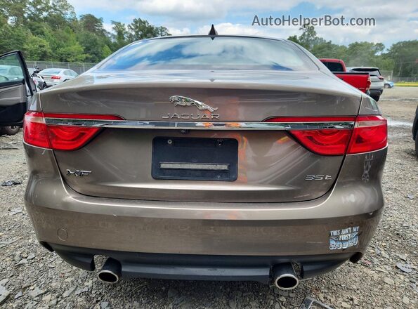 SAJBD4BV1GCY24502 2016 JAGUAR XF Brown Widok wnętrza z przodu