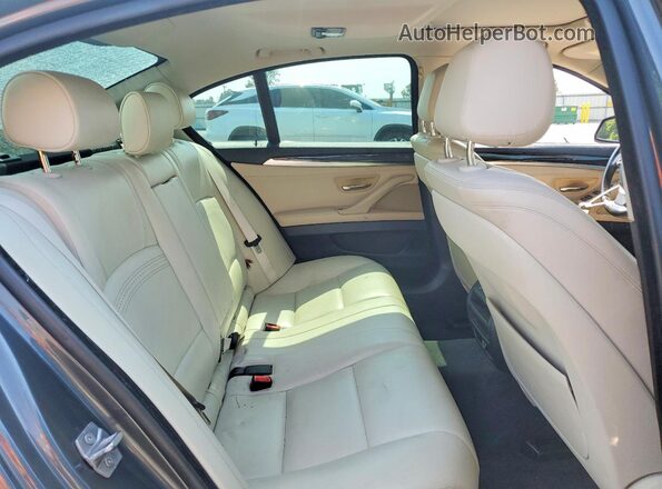 WBA5A7C52GG643628 2016 BMW 5 SERIES Gray Vista interior trasera