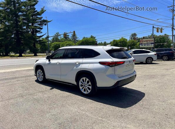 5TDYARAH5MS006372 2021 TOYOTA HIGHLANDER White Delantero derecho