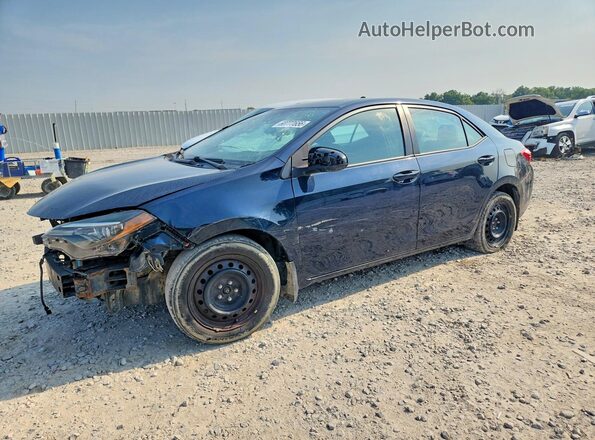 2T1BURHE4KC163020 2019 TOYOTA COROLLA Синий Задняя левая четверть