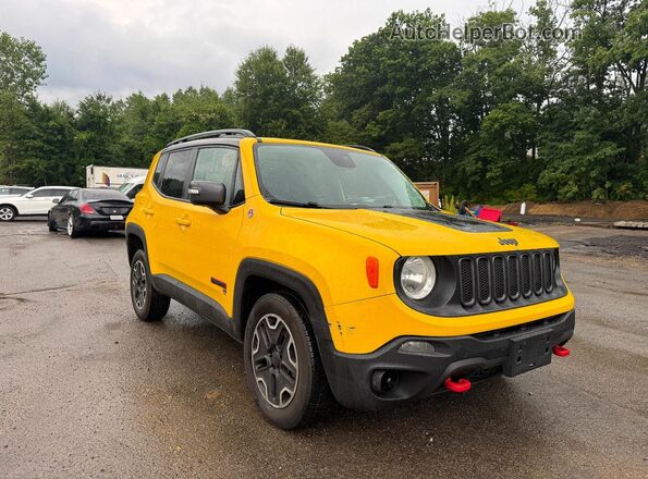 ZACCJBCB4HPE87499 2017 JEEP RENEGADE Yellow Հետևի ձախ