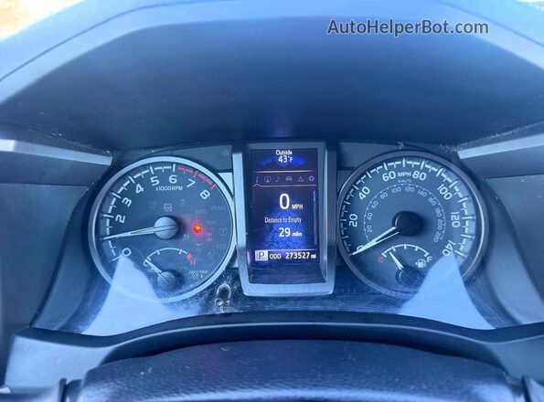 3TMDZ5BN9PM149379 2023 TOYOTA TACOMA Charcoal ხელსაწყოთა პანელის ხედი