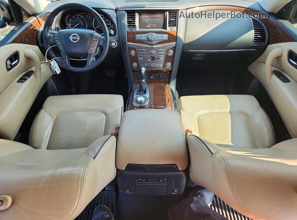 JN8AY2NC2J9556050 2018 NISSAN ARMADA Black Vista del cuadro de instrumentos