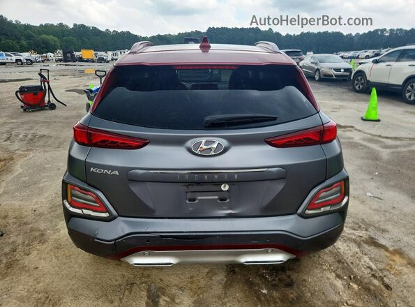 KM8K53A57KU309154 2019 HYUNDAI KONA Двухцветный Вид салона спереди