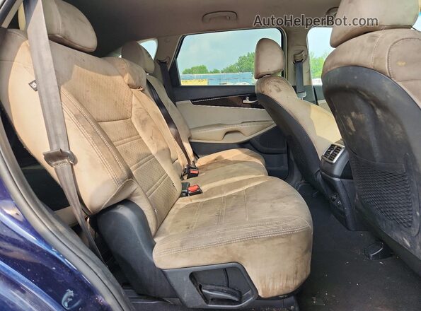 5XYPGDA37KG505346 2019 KIA SORENTO Blue Widok komory silnika