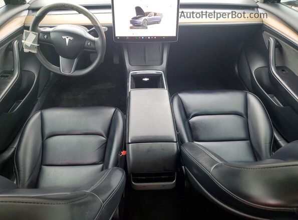 5YJ3E1EA0PF434596 2023 TESLA MODEL Gray Սարքավորումների վահանակի տեսք
