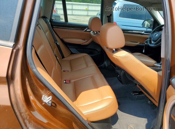 5UXWX9C56H0T11685 2017 BMW X3 Brown Вид підкапотного простору
