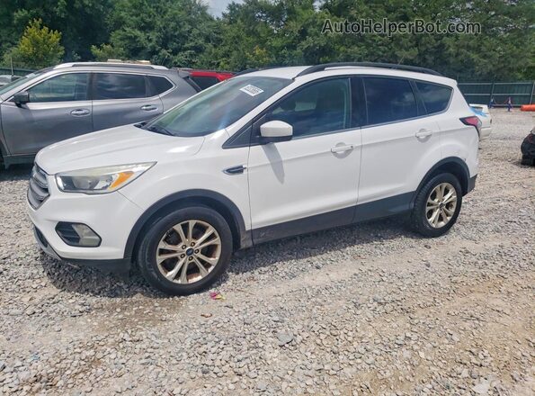 1FMCU9GD1JUC20378 2018 FORD ESCAPE Белый Задняя левая четверть