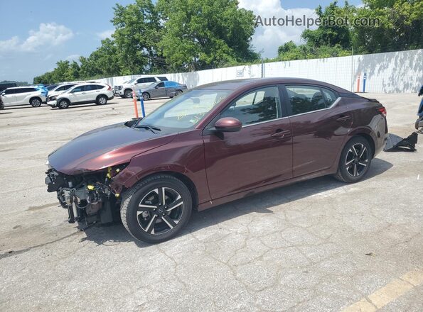3N1AB8CV9SY278511 2025 NISSAN SENTRA Burgundy 