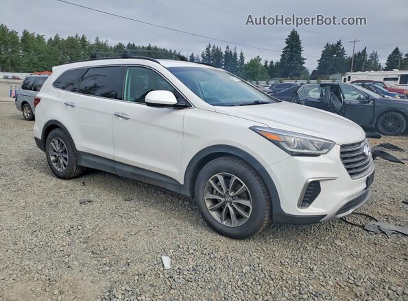 KM8SMDHF8KU298043 2019 HYUNDAI SANTA FE White Դիմացի տեսք