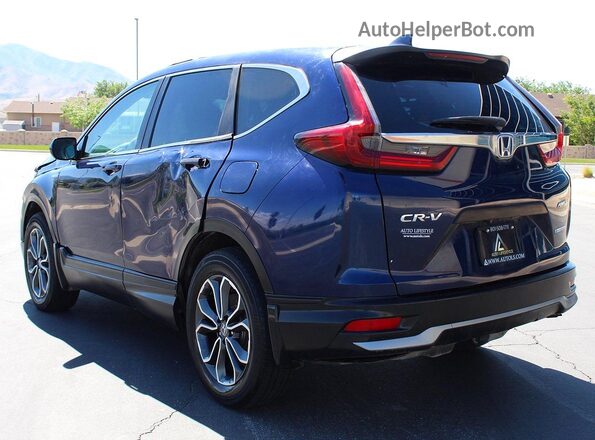 7FART6H20LE008410 2020 HONDA CR-V Blue Front view