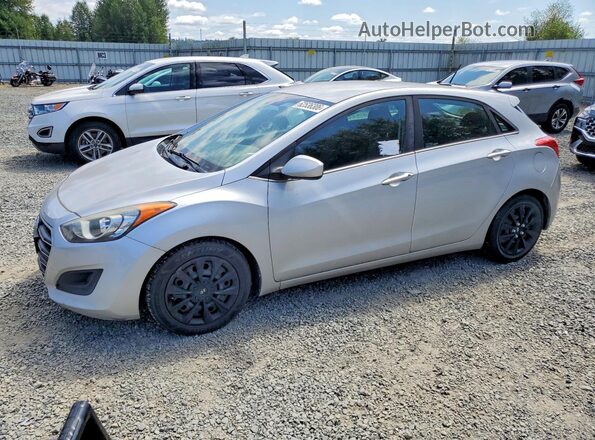 KMHD35LH5HU379603 2017 HYUNDAI ELANTRA Серебряный Задняя левая четверть