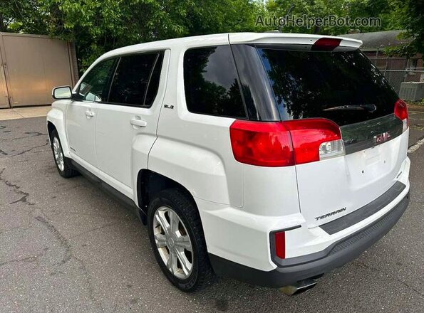 2GKFLSEK8H6121583 2017 GMC TERRAIN White Tył prawy