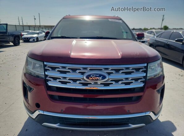 1FM5K7F85GGA11580 2016 FORD EXPLORER Red Հետևի տեսք