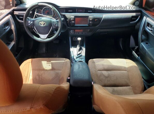 2T1BURHE4GC722217 2016 TOYOTA COROLLA Черный Вид щитка приборов