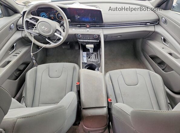 KMHLS4DG1SU948453 2025 HYUNDAI ELANTRA Gray Instrument cluster view