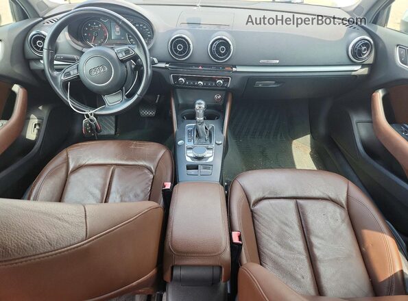 WAUB8GFF9G1082642 2016 AUDI A3 White Widok zestawu wskaźników