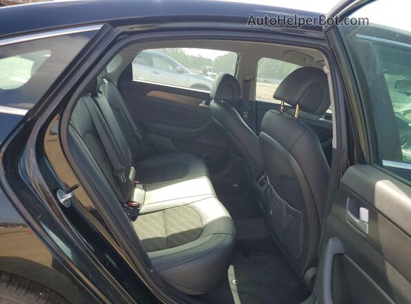 5NPE34AF7GH419676 2016 HYUNDAI SONATA Black Вид задньої частини салону