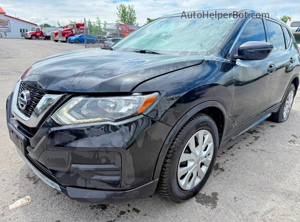 5N1AT2MT6HC802764 2017 NISSAN ROGUE Черный Задняя правая четверть