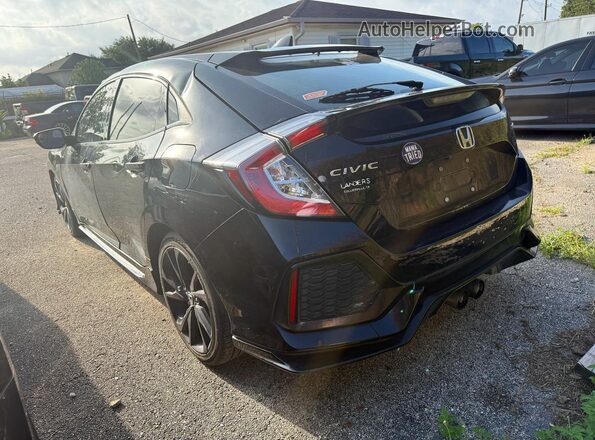SHHFK7H46HU204690 2017 HONDA CIVIC Black Delantero derecho