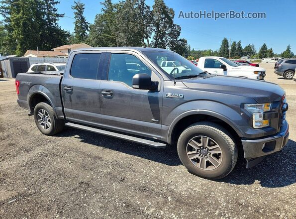 1FTEW1EG8HFA47317 2017 FORD F150 Charcoal Front view