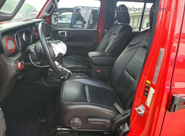 1C4HJXEN6LW218927 2020 JEEP WRANGLER Red Dashboard view
