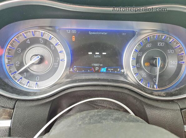 2C3CCAEG1HH552117 2017 CHRYSLER 300 Charcoal Widok zestawu wskaźników