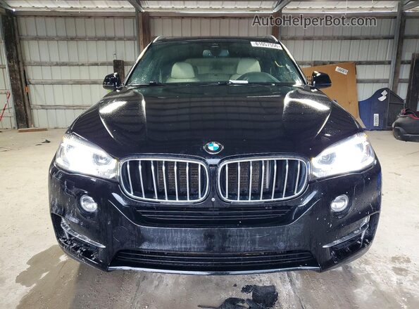 5UXKR0C52H0U55254 2017 BMW X5 Black Հետևի տեսք