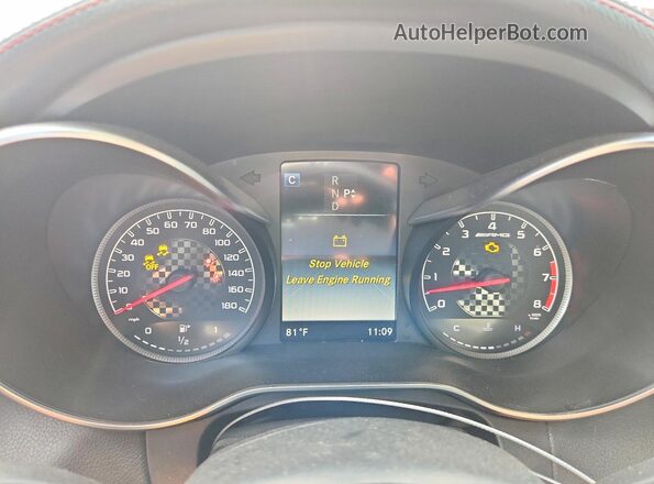 WDDWJ6EB8JF671327 2018 MERCEDES-BENZ C Red Widok tylnych siedzeń