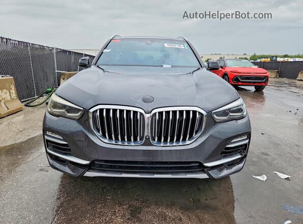 5UXCR4C02L9B52045 2020 BMW X5 Gray Rear view