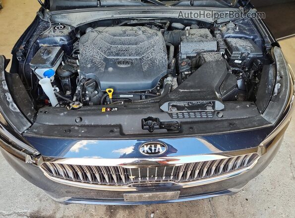 KNALC4J13J5097215 2018 KIA CADENZA Blue Вид підкапотного простору