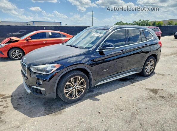 WBXHT3Z37H4A53653 2017 BMW X1 Black Задня ліва чверть