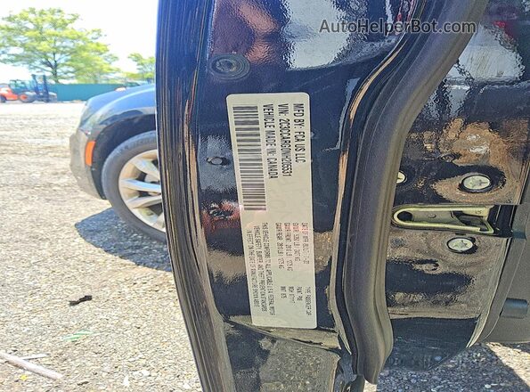 2C3CCARG0NH205531 2022 CHRYSLER 300 Black VIN კოდის სტიკერის ხედი
