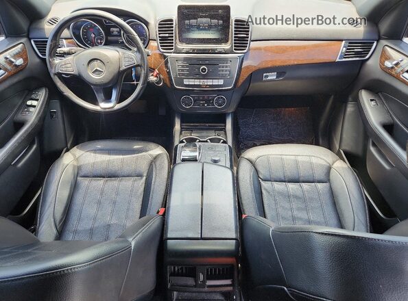 4JGDA5HB0GA727074 2016 MERCEDES-BENZ GLE Black Instrument cluster view