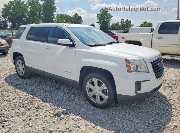2GKALMEK8H6298432 2017 GMC TERRAIN White Front view