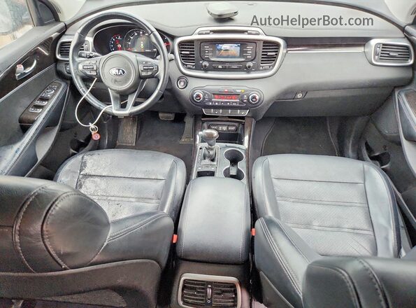 5XYPH4A5XGG186255 2016 KIA SORENTO Темно-бордовый Вид щитка приборов