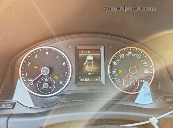 WVGBV7AX3GW546387 2016 VOLKSWAGEN TIGUAN Синий Вид задних сидений