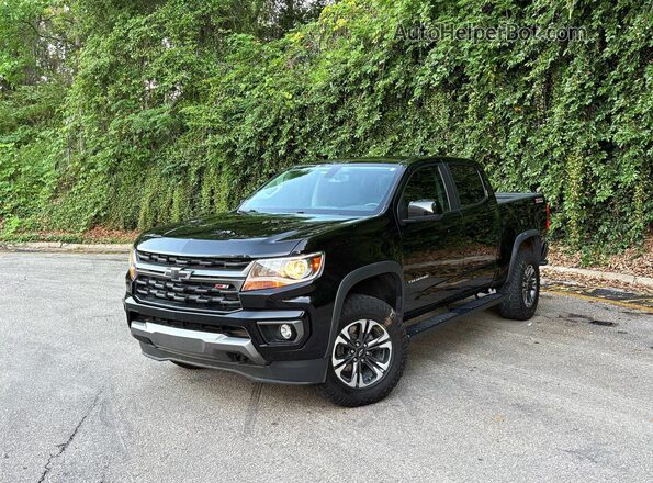 1GCGTDEN2N1289188 2022 CHEVROLET COLORADO Черный Задняя правая четверть
