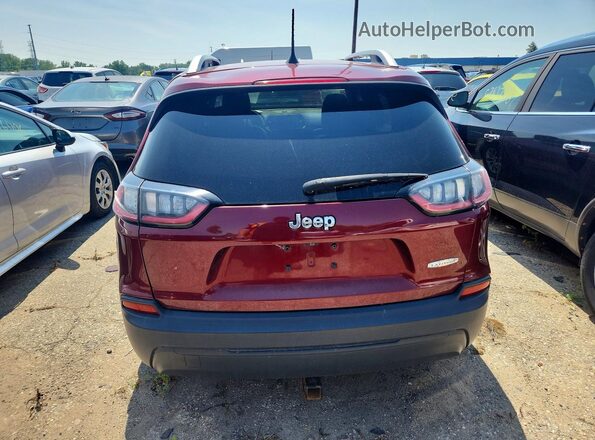 1C4PJLLB4KD165149 2019 JEEP CHEROKEE Red Widok wnętrza z przodu