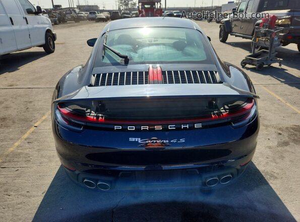 WP0AB2A9XLS227616 2020 PORSCHE 911 Blue Widok wnętrza z przodu