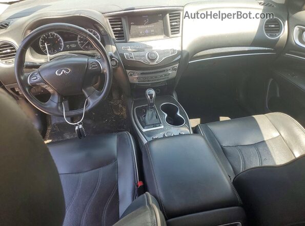 5N1DL0MM2HC501998 2017 INFINITI QX60 Gray ხელსაწყოთა პანელის ხედი