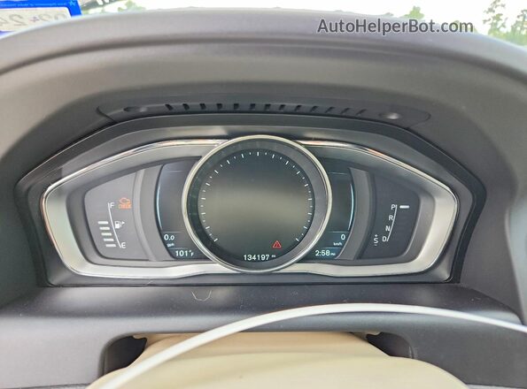 YV440MDK8G2787456 2016 VOLVO XC60 Black Widok tylnych siedzeń