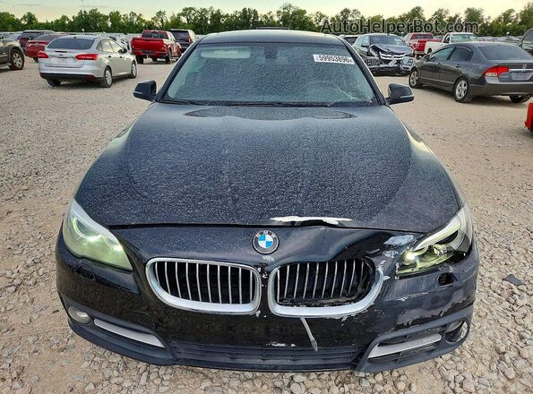 WBA5A5C58GG353818 2016 BMW 5 SERIES Black Vista trasera