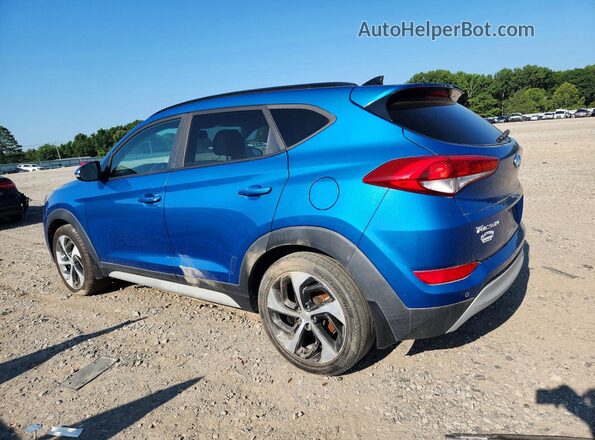 KM8J33A27JU805383 2018 HYUNDAI TUCSON Blue Tył prawy